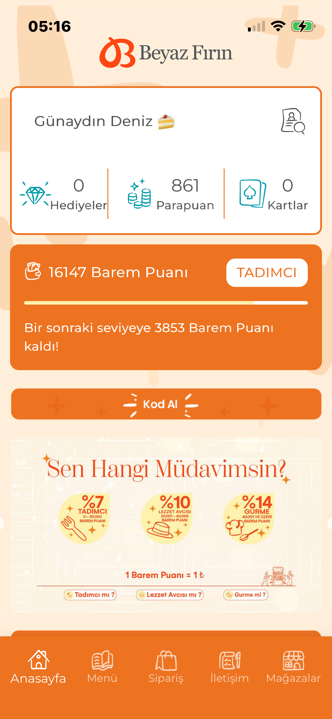 Beyaz Fırın WebApp